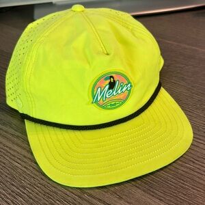 Melin neon yellow one size fits all hat
